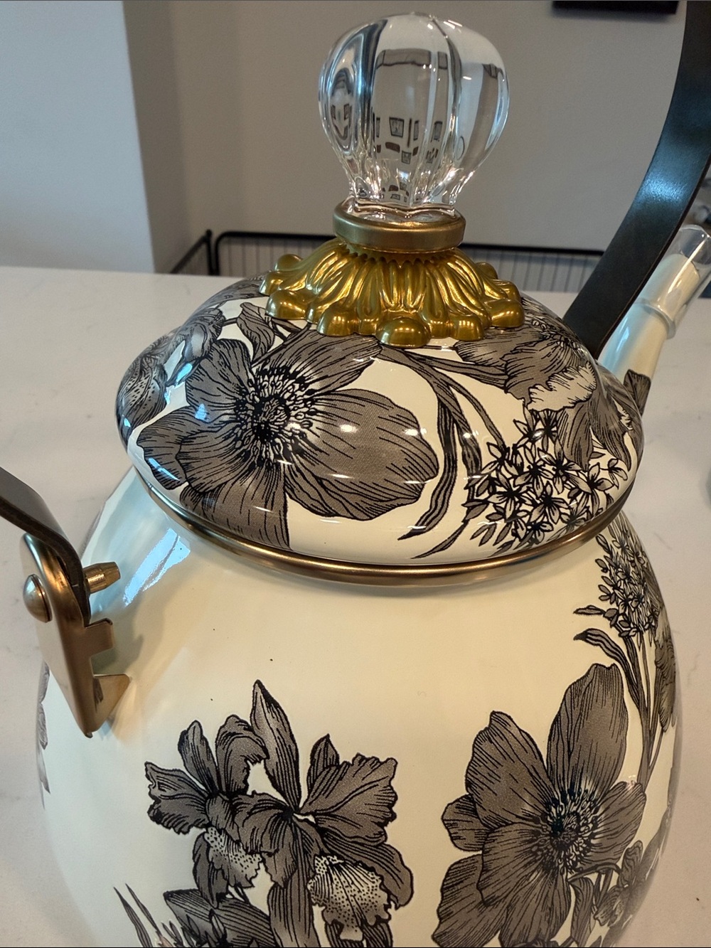 MacKenzie-Childs Sterling English
Garden Tea Kettle, 2-Qt. - Picture 7 of 13